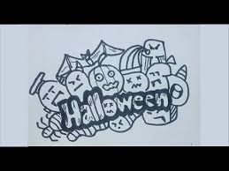 Nah, ternyata doodle art juga bisa dipelajari, lho! How To Draw Doodle Art Name Halloween Cara Menggambar Doodle Art Nama Halloween Youtube