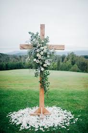 Wedding Ceremony Cross Wood Cross Wedding Flower Cross Wedding N Outside Wedding Ceremonies Wedding Ceremony Backdrop Wedding Ceremony Decorations Indoor