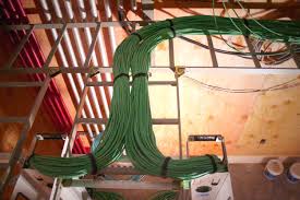 Install a back box for structured cabling and tv outlet trim the low voltage wiring in the structured cabling enclosure Low Voltage Wiring Business Network Wiring Near Me
