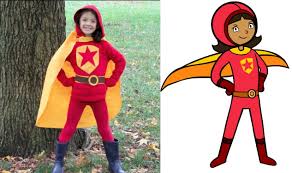 No Sew Wordgirl Costume Crafts For Kids Pbs Kids For Parents Halloween Costumes For Girls Word Girl Pbs Kids