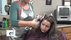 Erika mixed up the bleach in a bowl and applied it with a tint brush. How To Put A Color Stripe In Your Hair Placing Color Streak In Hairstyles Youtube