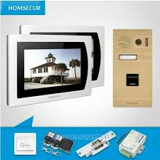 Ebay Sponsored Homsecur 7 Interphone Maison Video Audiomoniteur Memoire Pour Securite Maison Securite Maison Interphone Moniteur