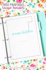 Photocopy favorites from your cookbooks, then discard the cookbook. Free Printable Recipe Binder Abby Lawson