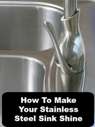 stainless steel sink shine