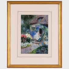 David Woodlock (1842-1929): The Cottage Door sold at auction