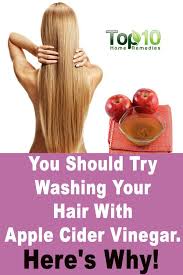 Wash Your Hair With Apple Cider Vinegar It Is A Wonderful Natural Hair Conditioner It He Vinegar For Hair Home Remedies For Dandruff Natural Hair Conditioner