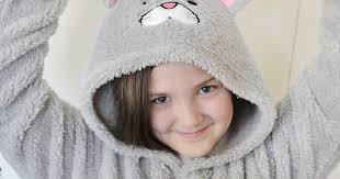 Stay Warm in a Cute Microfleece One-Piece Pajama