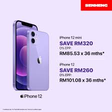 Long installment period up to 36 months. Iphone 12 Perfectly Purple Get The Senheng Malaysia Facebook