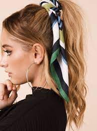 20 Stunning Ways To Wear A Hair Scarf Hair Scarf Styles Scarf Hairstyles Bow Hairstyle
