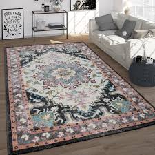 Mit vintage teppichen ist schluss mit langweiligen einrichungsstilen. Vintage Teppich Frise Kurzflor Fur Wohnzimmer Orient Design Cream Kaufen Bei Diva Teppich Center