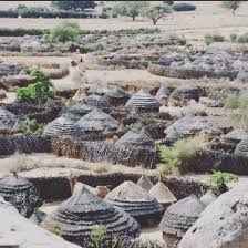 Nakapiramorru Village, Kotido District, North western Uganda, East Africa.  Their main economic activity is cattle keeping. The gorgeous sculptural  forms responding to context. The spatial relationships seen in the village  create social