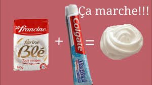 Slime Dentifrice Farine Youtube