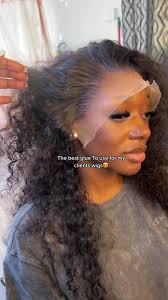 The best adhesive @DiamantéHair it had her hair LAID. The lace isn't e...