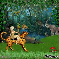 Betty Boop Queen Of The Jungle Animals Jungle Animal Art Betty Boop Trippy Cartoon
