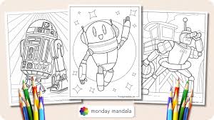 32 Robot Coloring Pages (Free PDF Printables)