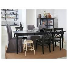 Ingatorp Extendable Table Black Length 61 Ikea Comfy Living Room Furniture Dining Room Design Table