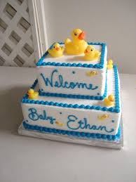 Image Detail For Tiered Baby Shower Cake With Rubber Ducky Theme In Shower Cakes Baby Baby Shower Duck Baby Shower Desserts Baby Shower Cakes