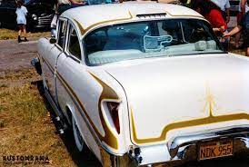 Danny Cuellar S 1956 Chevrolet Custom At The Kkoa Hangin Dice Nationals Show In Fort Smith Arkansas In 2011 Danny Saved The Ayala Wi Chevy Custom Cars Kustom