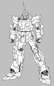 Reproduced the majestic coloring of mobile suit gundam nt (narrative) version with deep gold coating. Chibi Gundam Coloring Pages