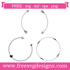 Free Svg Files Svg Png Dxf Eps Monogram Arrow Frames Svg Free Files Monogram Template Cricut Monogram