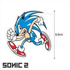 Stiker Kartun Sonic Sticker Laptop Hape Motor Helm Setker Unik Lucu Lazada Indonesia