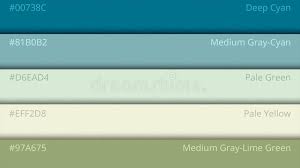 Pale yellow and green color scheme. Color Palette Guide Web Colors Sample Colors Catalog Selection Of Colors In Web Design Html Multicolored Bright Editorial Stock Image Illustration Of Blue Book 118483799