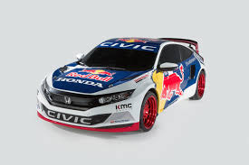 Marlboro ford mobil 1 team pl driver: Civic Coupe In Red Bull Global Rallycross Racecar Livery