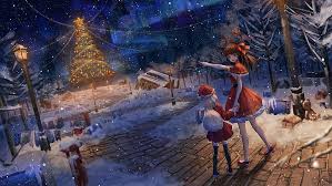 Maybe you would like to learn more about one of these? Anime Christmas Christmas Lights Christmas Ornaments Christmas Tree Hd Wallpaper Wallpaperbetter