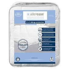 2 In 1 Zippered Mattress Protector King White Allerease Mattress Protector Mattress Pad Mattress