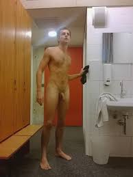 Nude Flaccid Man In A Locker Room - Men Showing Cocks