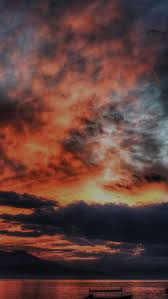 High resolution sunset clouds wallpaper. Download Free Hd Wallpaper From Above Link Clouds Sky Red Sunset Fire Grey Dark Clouds Dark Wallpaper Red Sunset
