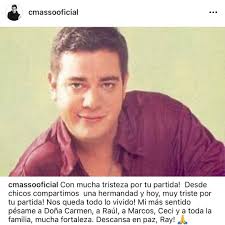 CharlieMasso reacciona tras el inesperado deceso del ex Menudo, Ray Reyes  León.