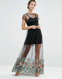 Long Tulle Transparent Dress Fashion Dresses Pretty Dresses