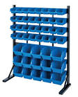 Single-Side 47-Bin Parts Rack  37x13x44 1 4-in Mastercraft