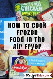 Birds Eye Cauliflower Fries Reviews How To Cook Frozen Food In The Air Fryer Recipe This Recipe Air Fryer Recipes Easy Air Fryer Recipes Healthy Air Fryer Recipes