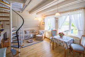 Beide wohnungen liegen in der ersten etage und gehen mit einer offenen galerie ins dachgeschoss über. Ferienwohnungen Du Min Tus Ferienwohnungen Amrum