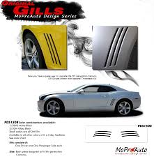 details about camaro 2014 2015 vent insert original gill stripes decal 3m vinyl graphic rs ss