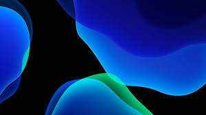 2021 ipad pro comes with four new aesthetic wallpapers. Ios 13 Wallpaper 4k Stock Ipados Blue Black Background Amoled Abstract 795