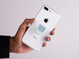 Download Placeit Mockup Featuring A Male Hand Showing An Iphone With A Phone Grip
