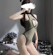 超セクシー 誘惑 特殊加工 ハイレグレオタード ホルターネック 【オープンクロッチ仕様】 レースクイーン エロティック コスプレ｜PayPayフリマ