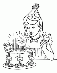 Birthday Girl Coloring Page For Kids Holiday Coloring Pages Printables Free Wu Birthday Coloring Pages Coloring Birthday Cards Happy Birthday Coloring Pages