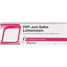 Pvp Jod Salbe Lichtenstein 25 G Infektion Wundbehandlung Arzneimittel Kiefern Apotheke