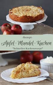 Apfel Mandel Kuchen The Inspiring Life Kuchen Rezepte Einfach Kuchen Ohne Backen Apfelkuchen Mit Mandeln