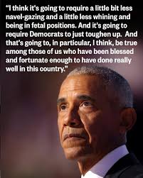 At a private fundraiser in New Jersey, former President Barack Obama  encouraged Democrats “toughen up” as they push back