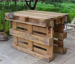 Pallet Work Bench Wood Pallet Projects Pallet Diy Pallet Kitchen Island