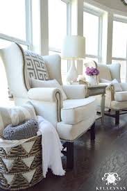 Cool Tone Spring Ready Living Room Tour Kelley Nan Living Room Chairs Living Room Designs Living Decor