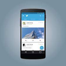 Twitter Materialized For Android L By Justin Kwong Android Design Android Material Design Android Apps Design