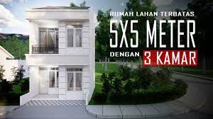 Untuk jenis desain dari denah rumah minimalis tipe 70 sendiri ada dua, desain denah rumah yang simpel atau sederhana dan desain denah rumah yang cukup detil. Desain Rumah 5x5 Dilahan Terbatas Youtube