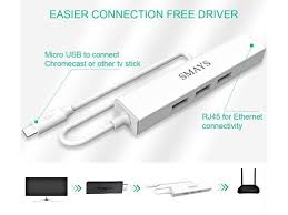 How to use ethernet adapter for chromecast/tv stick? Amazon Fire Tv Stick Ethernet Adapter With 3 Usb Otg Hub Wired Internet Lan Rj45 Connection For Firestick Firetv 4k Cube 2nd Gen Newegg Com