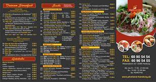 Unsere speisekarte die preise werden in zukunft überarbeitet und könnten derzeit vom ausgewiesenen betrag leicht abweichen. Pho Hanoi Home Hamburg Germany Menu Prices Restaurant Reviews Facebook